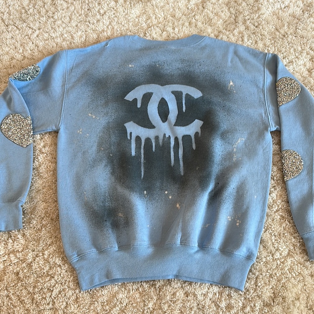 Custom splatter paint sweatshirt - Picture 4 of 4